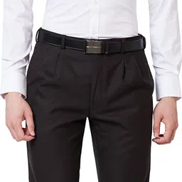 park avenue Men Slim Fit Solid Spread Collar Formal Shirt image 5