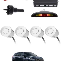 zplus 4White Parking Sensor With LED Display Increased Safety For Car-154 Safety of Passengers/Car One Alarm Kit-1708 Parking Sensor-picture-32