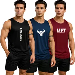 dashzone Pack of 3 Men Vest-picture-23