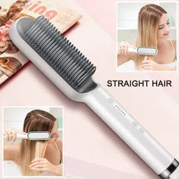 chg 5 Temperatures Settings Hair Straightener Brush Fast Heating234 Hair Curler image 4