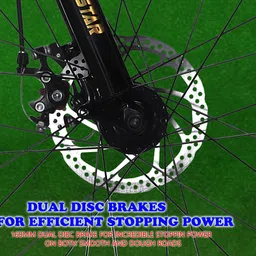 urban star HULK | 20T BMX | DOUBLE DISC | FAT TYRES | Premium Quality | Semi Assembled | 20 T (inch) Fat Tyre Cycle image 5