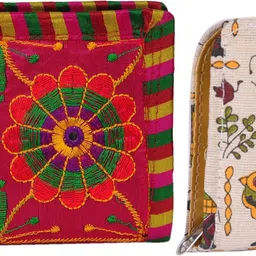 Casual Beige, Orange Clutch-image-59