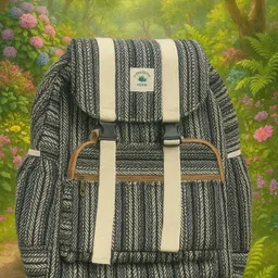 shrishti handicraft Medium 25 L Laptop Backpack Aureva Natural Daypack Backpack 25L-picture-16