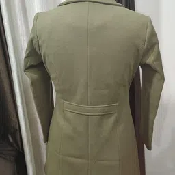 pepzo Women Solid Double Breasted Casual Blazer image 2