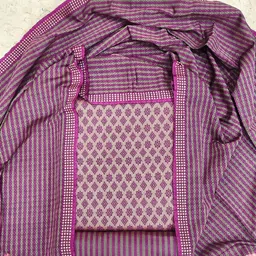 mayeza Unstitched Cotton Blend Kurta & Palazzo Material Self Design-picture-17