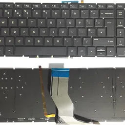 SOLUTIONS-365 COMPATIBLE HP 15-AB WITH BACKLIT BLACK UK Internal Laptop-size Laptop Keyboard-image-1