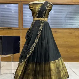 sonu creation Self Design Semi Stitched Lehenga Choli-picture-26