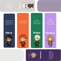 markit Cute Harry Potter Magnetic Bookmarks set of 6 Bookmark Magnet Bookmark image 2