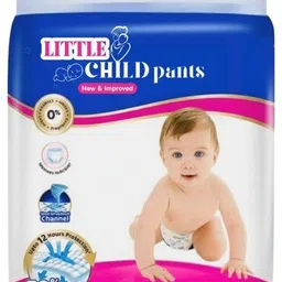 littlechild Happy Sleep Pant Style Baby Diaper,Upto 50% Faster Absorptio - M-picture-13