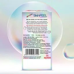 kamasutra SkinFEEL Thinnest Made in India Condoms 10 Count Condom image 2