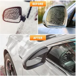 swireuk car rearview mirror rain guard Polypropylene Car Mirror Cover image 4