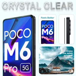 ArmourPro Edge To Edge Tempered Glass for Poco M6 Pro 5G, M6 Pro 5G image 2