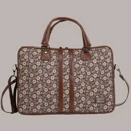 zebco Women's Laptop Bag (Black floral) Messenger Bag-picture-21