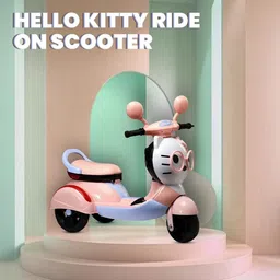 tiddy Hello Kitty Electric Battery Operated Rechargeable Ride On Scooter Scooter Battery Operated Ride On image 5
