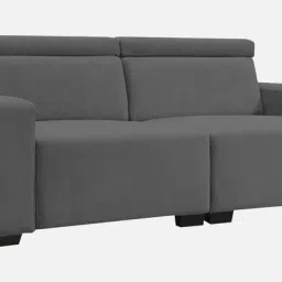 febonic Hiro Fabric 2 Seater Sofa In Dusky Grey Colour image 3