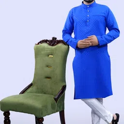 tibra collection Men Cotton Blend Kurta Pyjama Set image 1