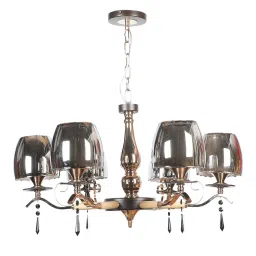 eliante by jainsons lights Gold & Brown Iron Chandelier image 5