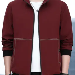 platinumcartz Men Solid Casual Jacket image 2