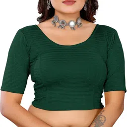 sanmati Round Neck Women Blouse image 1