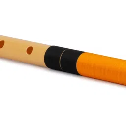radhe flutes PVC Fiber E Natural Bansuri Double Base Octave Right Handed With Lip-Plate PVC Flute image 4