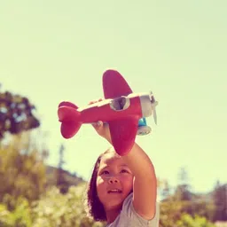 joyride Top Race Airplane Toy|Bump and Go Action Plane - Kids Airline Toy Vehicle image 5