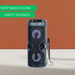 FRONY Thunder (WIRELESS BLUETOOTH PARTY SPEAKER) Stereo Sound With Karaoke MicO144 30 W Bluetooth Party Speaker-picture-32