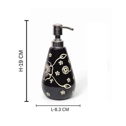 voidrop Black 250ml Ceramic Soap Dispenser image 2