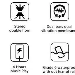 SRI GGG-TG-113 Bluetooth with DJ Sound Portable Home Speaker 9 W Bluetooth Speaker image 4