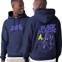 ravi creations Men Full Sleeve Printed Hooded Sweatshirt image 1