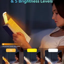 calldrishe Book Reading Mini Night Light with Timer & clip,Rechargeable with 2 Timing Modes Night Lamp image 3