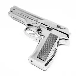 black camel ™ Heavyweight Mouser 608 Gun Shaped Red Torch Jet Flame Refillable Butane Gas System Lighter | Heavy Weight And Metal Body With Stainless Steel Gun | Leather Coated Cover Attach For Hanging Pocket Lighter-picture-36