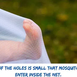 chiku cherry Baby Folding Umbrella Mosquito Net HDPE - High Density Poly Ethylene Washable Infants Mosquito Net image 4