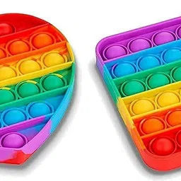 vworld Push Pop it Fidget Toy Game, Toy for Kids and Adults heartandsquare puppet-picture-18