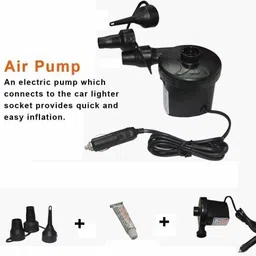 chrtech Multifunctional Inflatable Car Bed Mattress with Two Air Pillows Premium Finish & Waterproof Car Inflatable Bed image 4