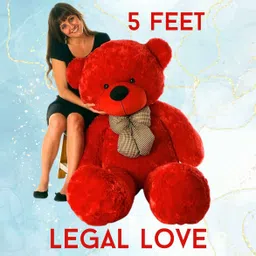 pandaabee Teddy Bear for Kids |American Style Teddy Bear (5 Feet) - 10 cm-picture-36