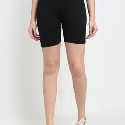 bamboo breeze Pack of 3 Solid Women Multicolor Cycling Shorts image 2