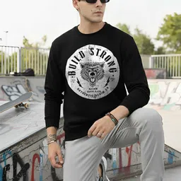 r.code by the roadster life co. Men Full Sleeve Graphic Print Sweatshirt-picture-13