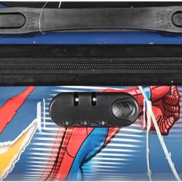 kidsmuch Small Cabin Suitcase (44 cm) 4 Wheels - Kid's 17-Inch Rolling 3D Cartoon Printed Suitcase | 4-Wheel Travel Trolley Bag - Red image 5