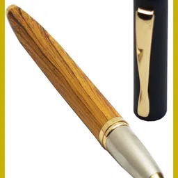 parmarth enterprises Premium Amber Series Woody Designer Metal Body Magnetic Cap Gift Ball Pen-picture-11