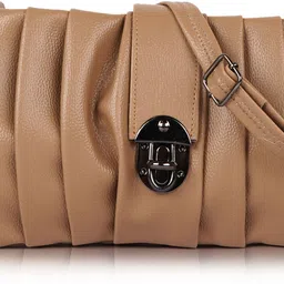 Beige Women Sling Bag Classy New Design Trendy Shoulder Crossbody Side Sling Bag For Women-image-61