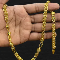 rkb sales 1gm gold plated High Quality chain for men Gold-plated Plated Alloy Chain-picture-16