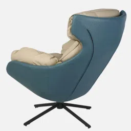 couch n co. Lazy Leatherette Swivel Lounge Chair in Beige Colour image 5