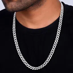 giva 925 Silver Highness Chain For Him|Gift for Men|Lifetime Plating|6 Month Warranty Rhodium Plated Sterling Silver Chain image 2