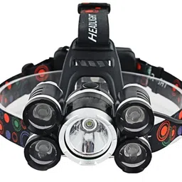 care 4 Long range zoomable headlamp with 2 rechargeable batteries 5 bulb with 4 modes LED Headlamp-picture-10