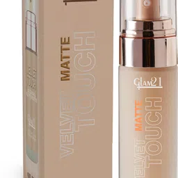 glam21 Velvet Touch High Coverage Foundation SPF35 Longlasting Matte Finish, Waterproof Foundation image 4