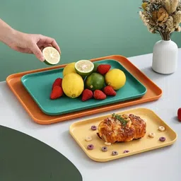 oicia Ice Cream Tray, Table Tray Organizer, Long Tray, Large Trays for Serving, Food Tray image 3