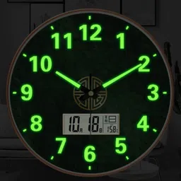 whisket Digital 30 cm X 30 cm Wall Clock image 2