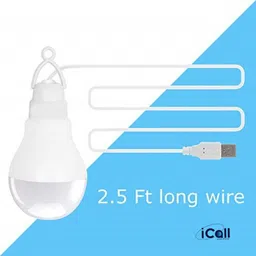 I CALL NAME OF TRUST usb bulb USB LED Bulb 5 Watt 6 Volts Bright Light Reading Lamp for Outdoor Camping Used with Any Laptop, PC, Power Bank & Smart Phone Led Light image 3