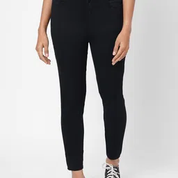 Kraus Jeans Women Black Super Skinny Fit High-Rise Stretchable Jeans-picture-11