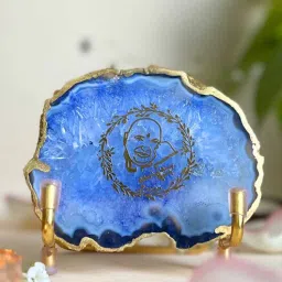 GURU JEE Metal Holder with Blue Agate-image-77